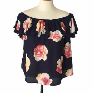 Blakely Off Shoulder Floral Top Size S